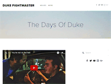 Tablet Screenshot of dukefightmaster.com